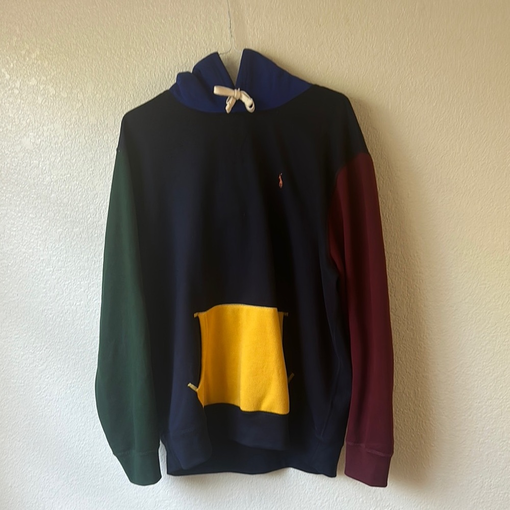 Colorblock Hoodie with Logo